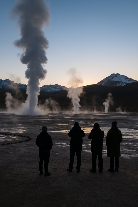 Geysers del Tatio al Amanecer